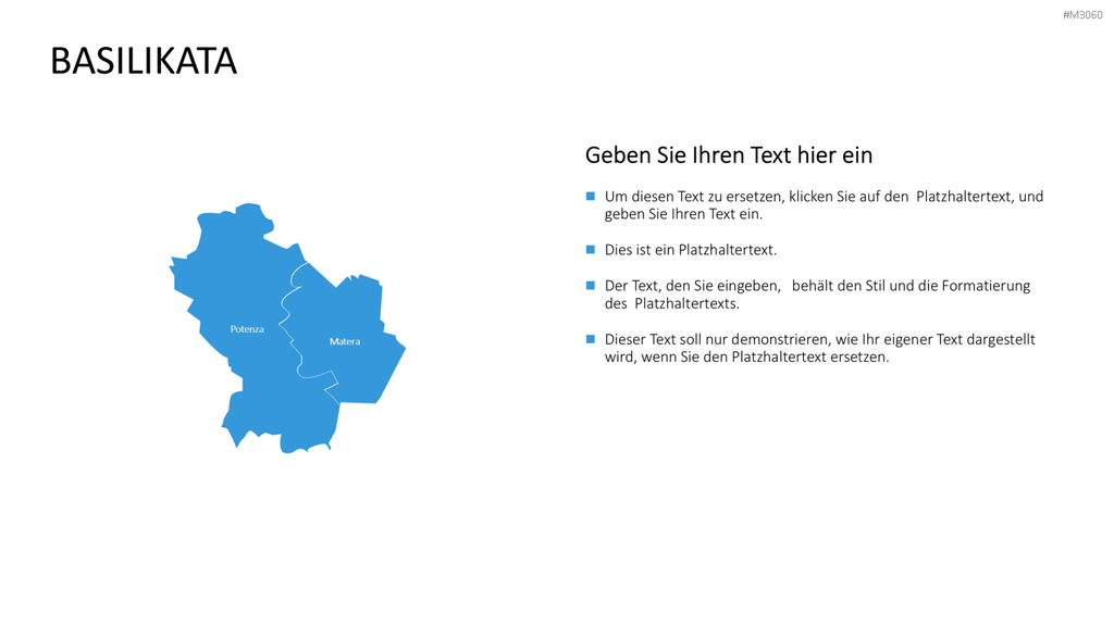 Nord-, Zentral-, Süd- Italien PowerPoint-Vorlage