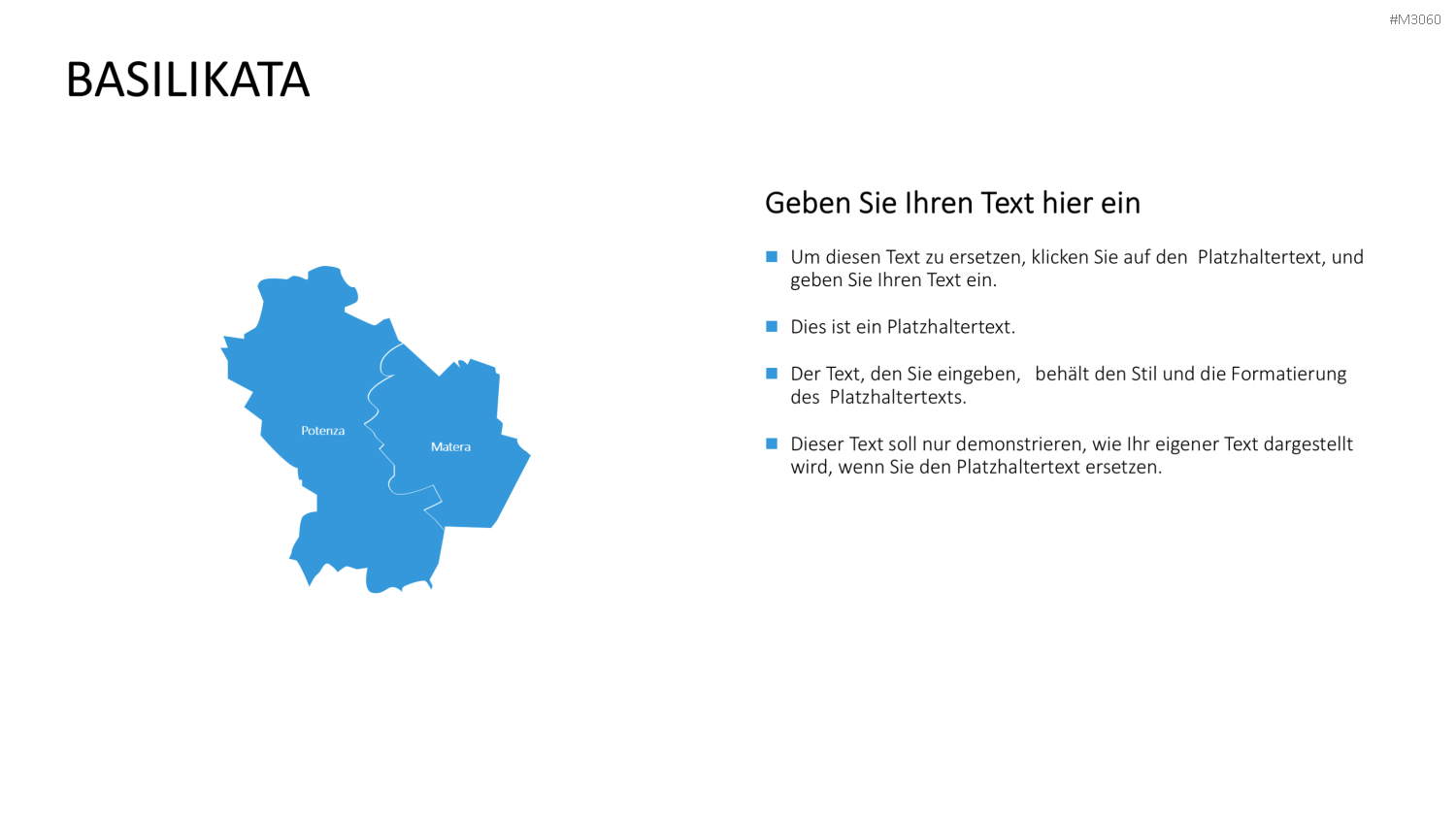 Nord-, Zentral-, Süd- Italien PowerPoint-Vorlage