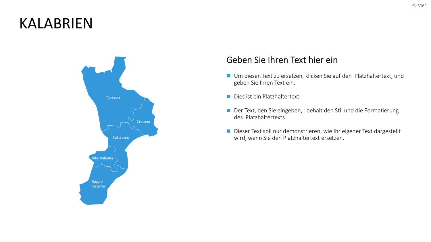 Nord-, Zentral-, Süd- Italien PowerPoint-Vorlage