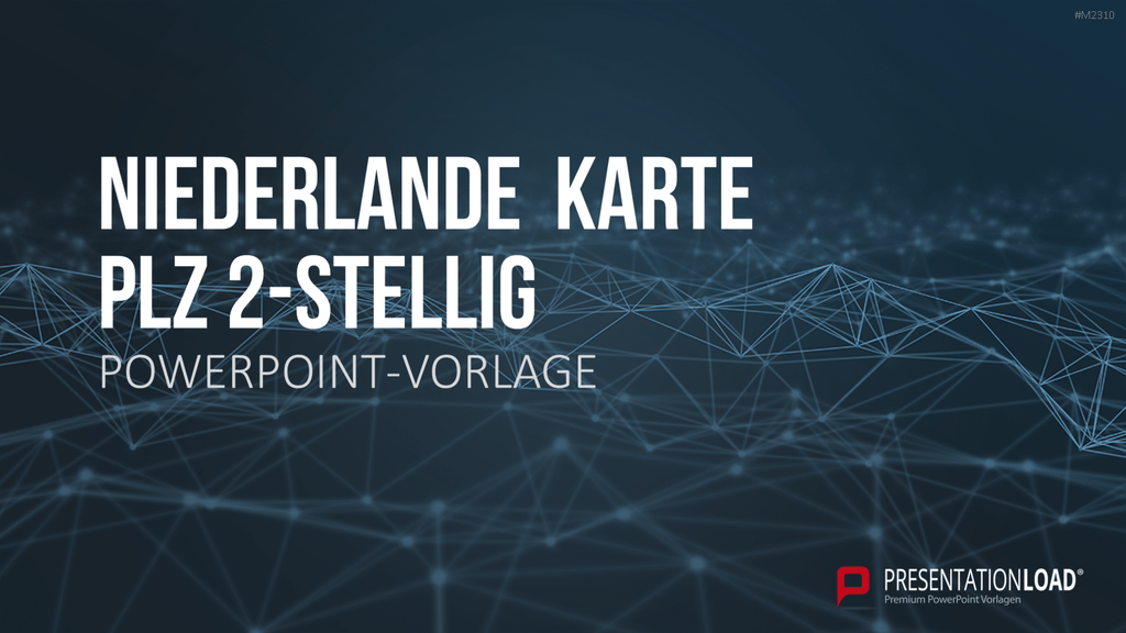 Niederlande - PLZ (2-stellig) PowerPoint-Vorlage