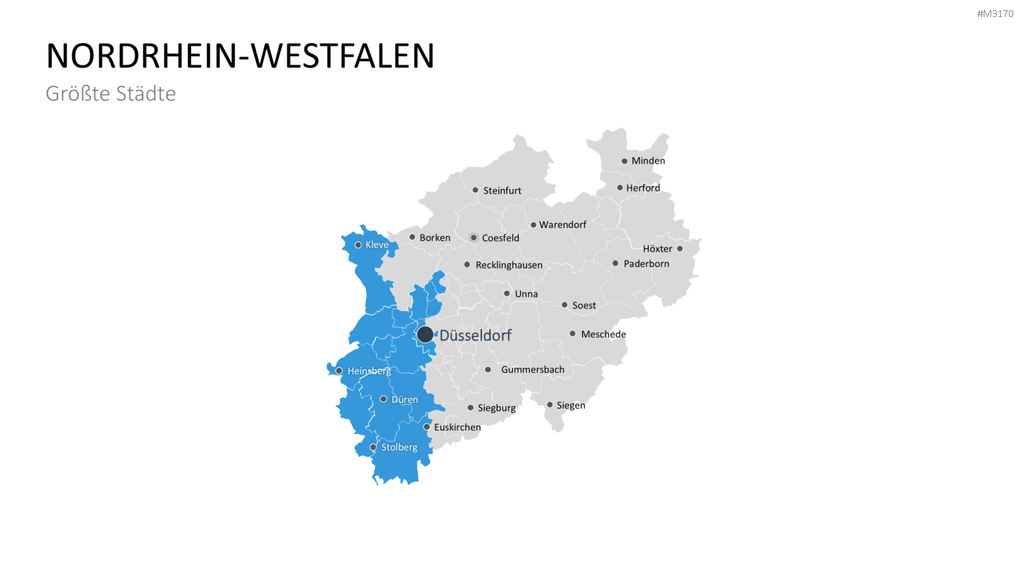Nordrhein-Westfalen PowerPoint-Vorlage