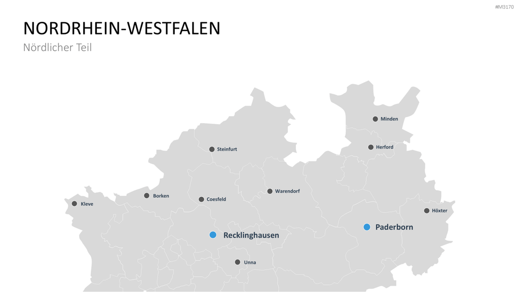 Nordrhein-Westfalen PowerPoint-Vorlage