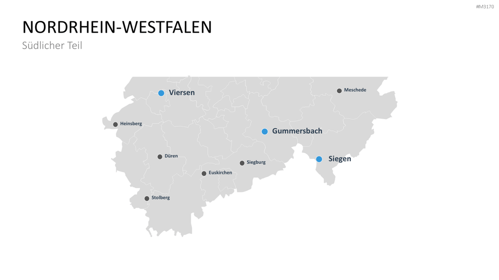 Nordrhein-Westfalen PowerPoint-Vorlage