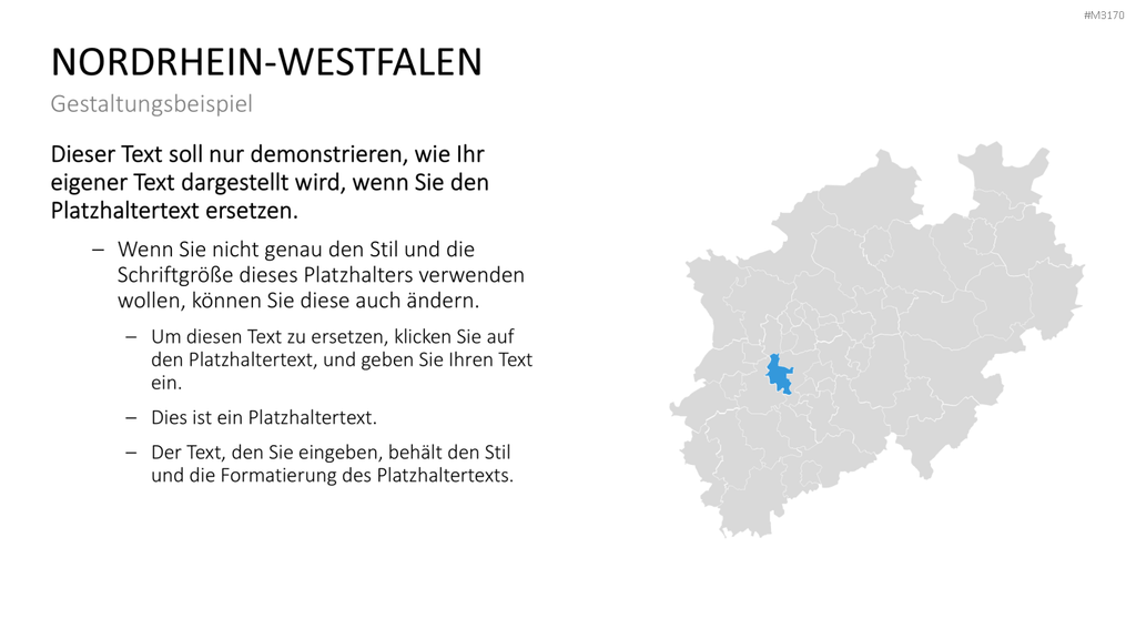Nordrhein-Westfalen PowerPoint-Vorlage