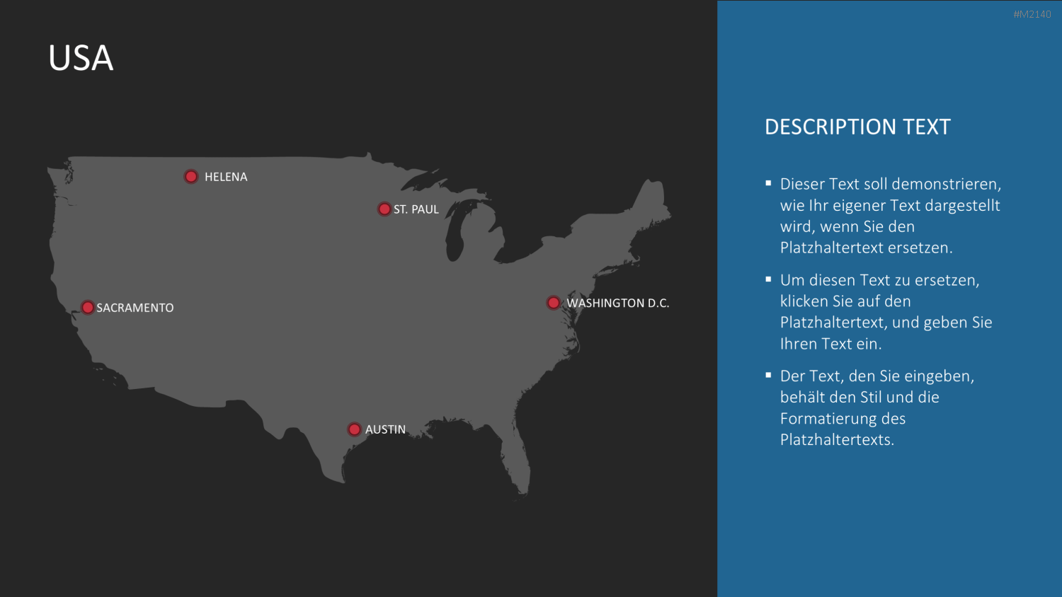 USA - Counties PowerPoint-Vorlage