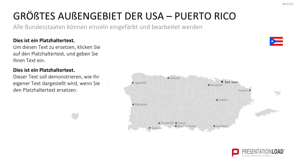 USA - Counties PowerPoint-Vorlage