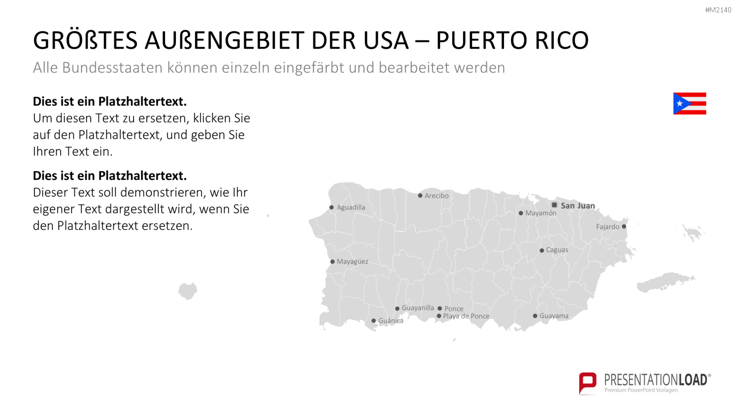 USA - Counties PowerPoint-Vorlage