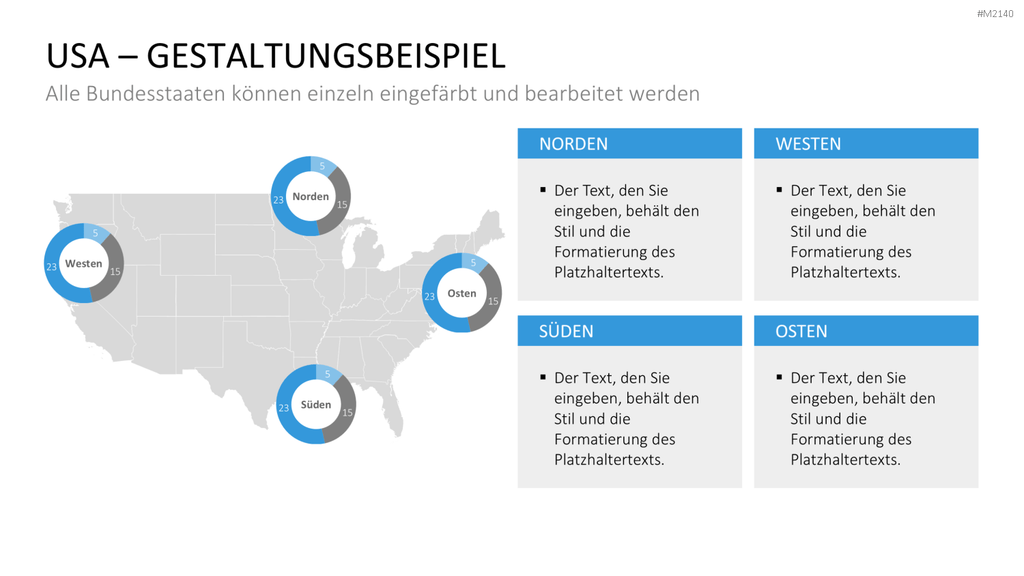 USA - Counties PowerPoint-Vorlage