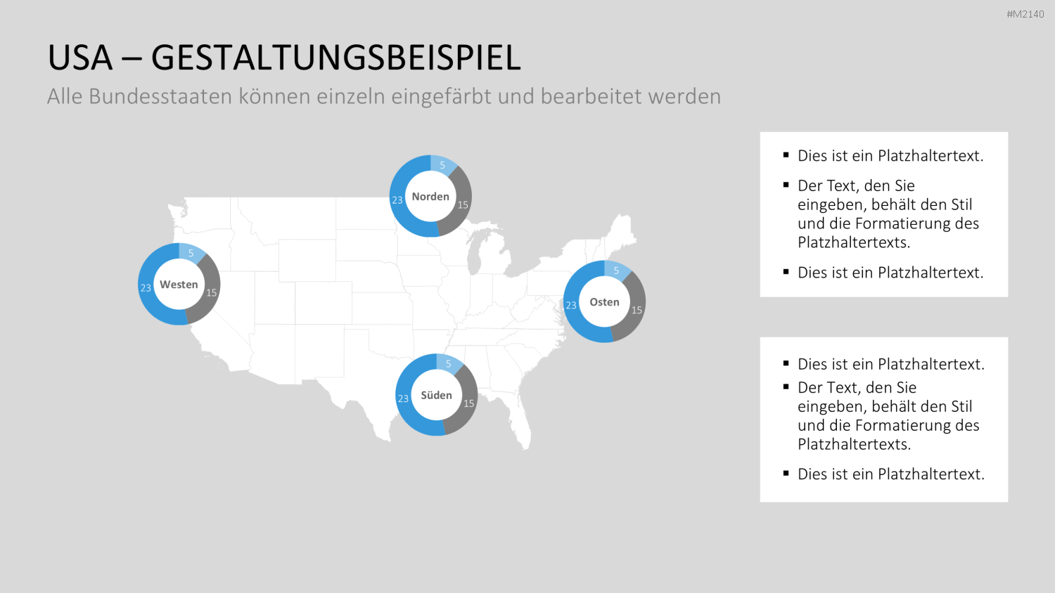 USA - Counties PowerPoint-Vorlage