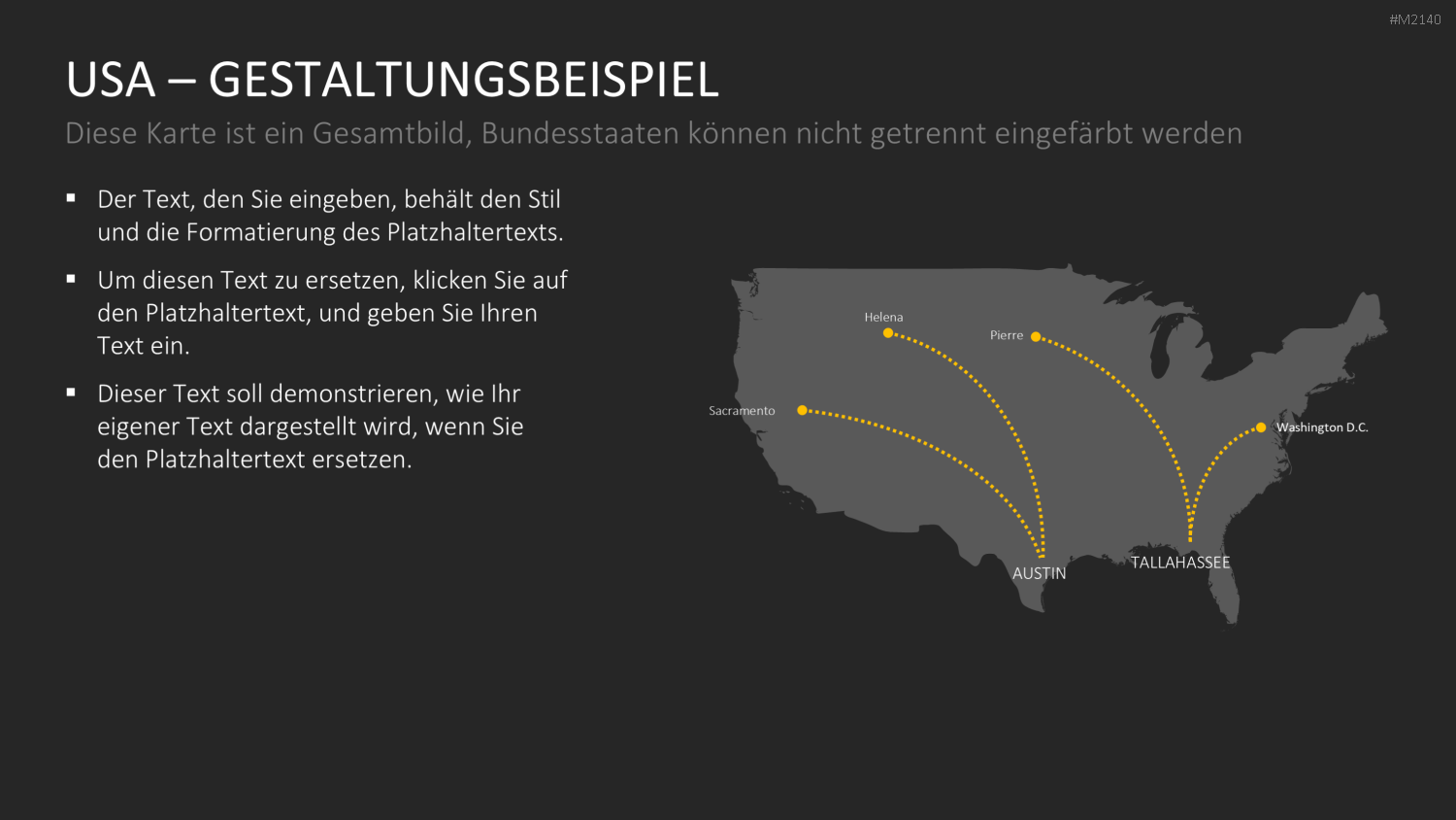 USA - Counties PowerPoint-Vorlage