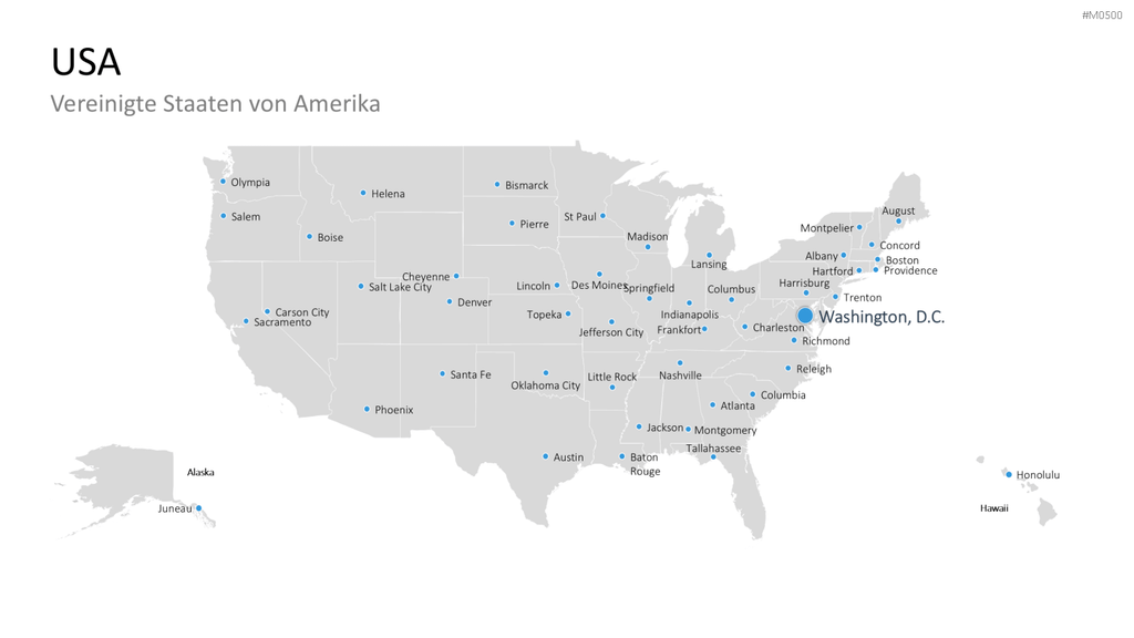 USA PowerPoint-Vorlage