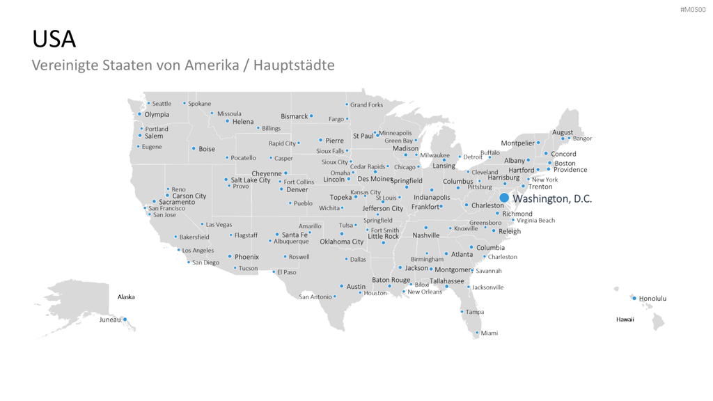 USA PowerPoint-Vorlage