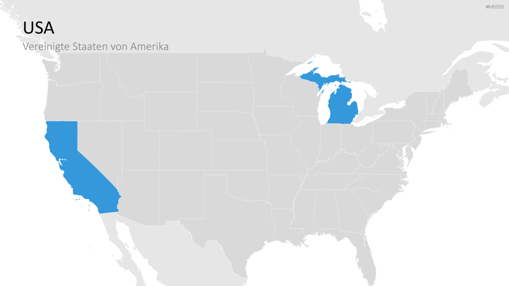 USA PowerPoint-Vorlage