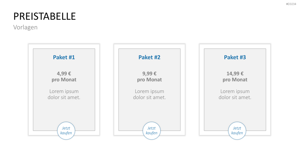 Preisstrategie PowerPoint-Vorlage