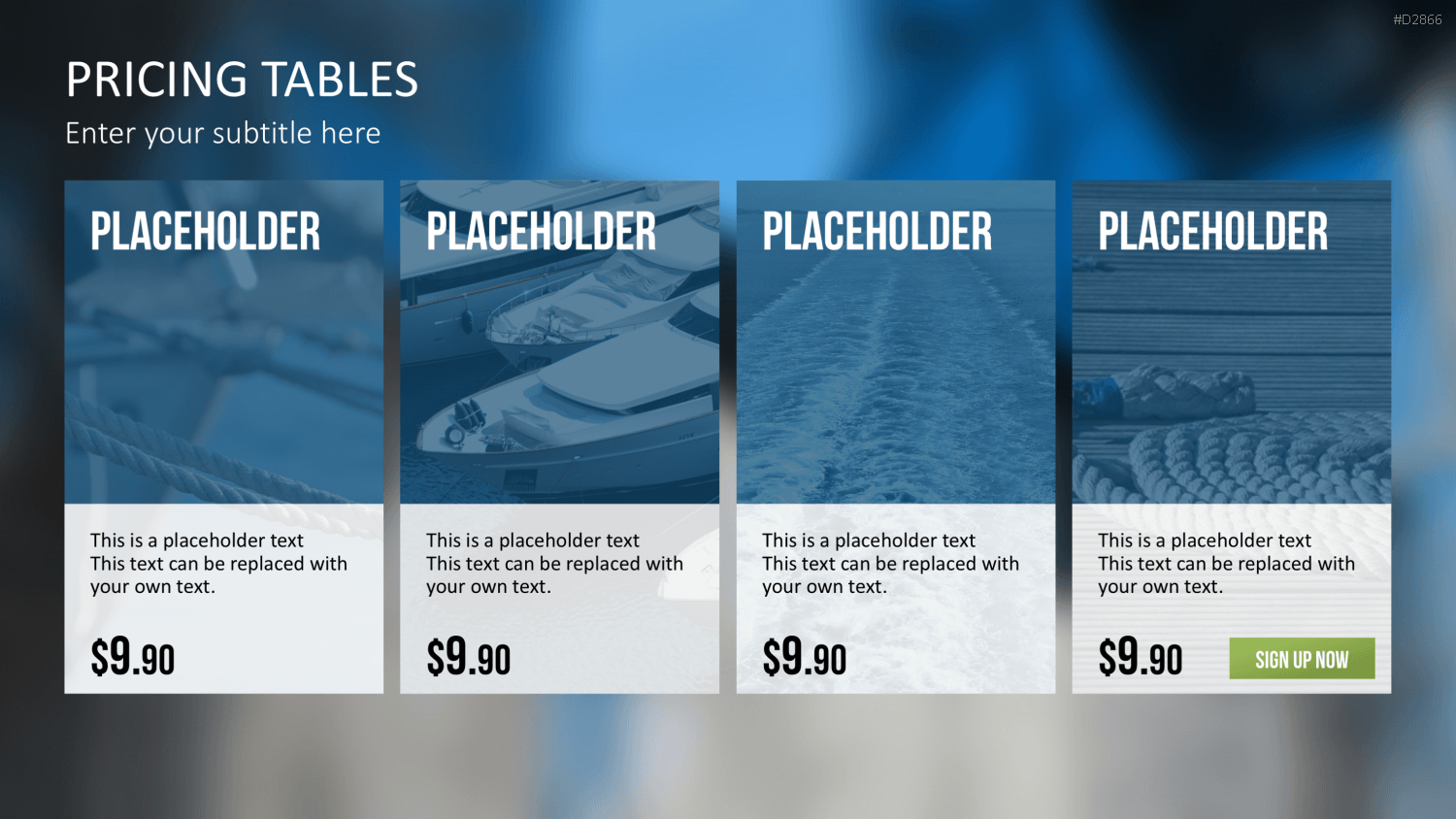 Pricing-Tables PowerPoint-Vorlage