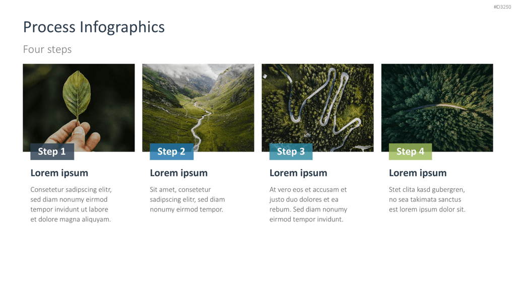 Prozess-Infografiken PowerPoint-Vorlage
