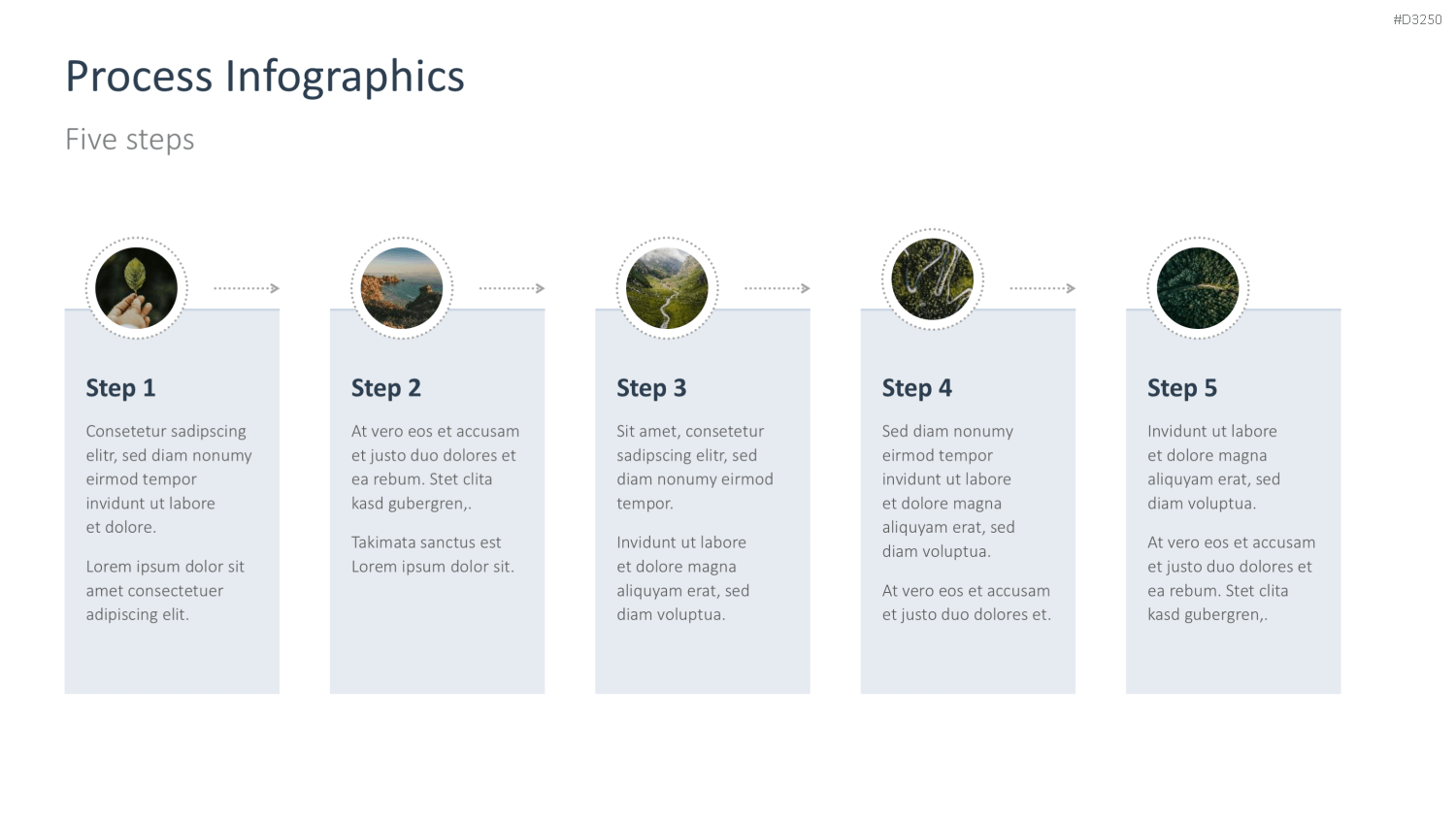 Prozess-Infografiken PowerPoint-Vorlage