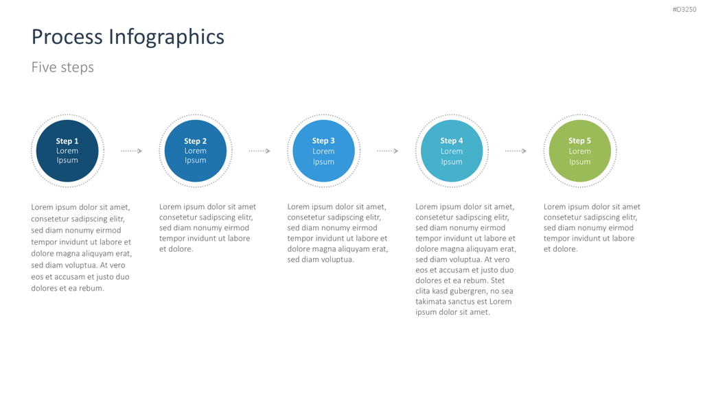 Prozess-Infografiken PowerPoint-Vorlage