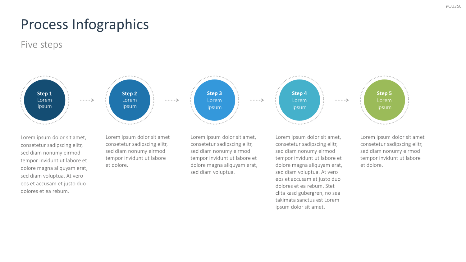 Prozess-Infografiken PowerPoint-Vorlage