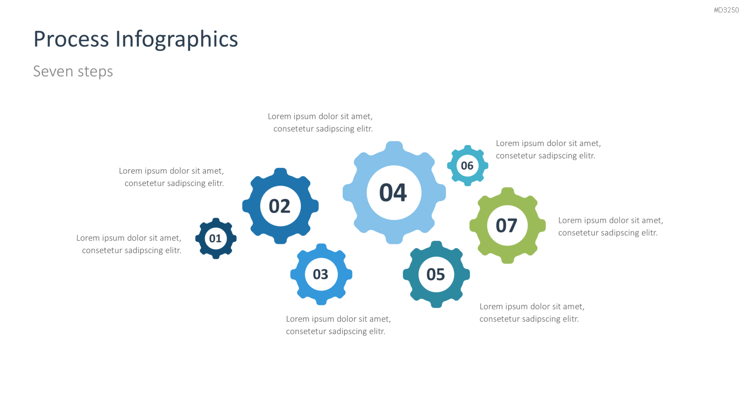 Prozess-Infografiken PowerPoint-Vorlage