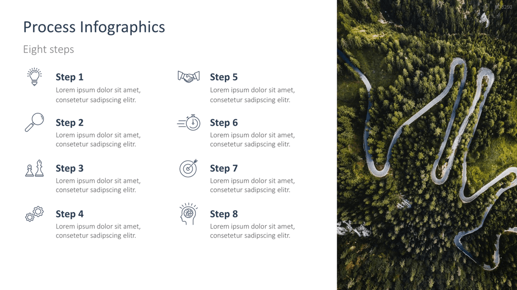 Prozess-Infografiken PowerPoint-Vorlage