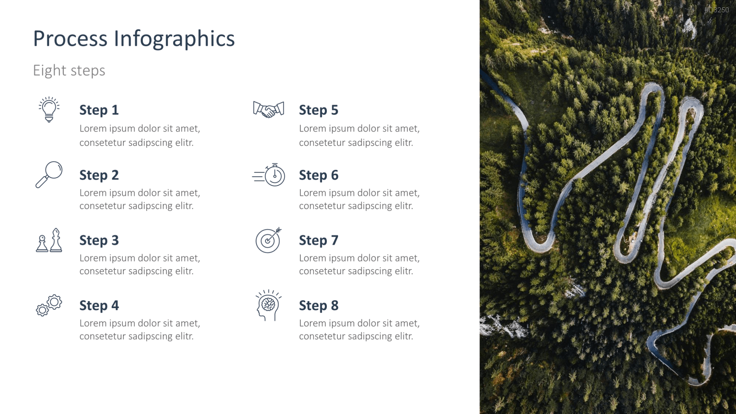 Prozess-Infografiken PowerPoint-Vorlage