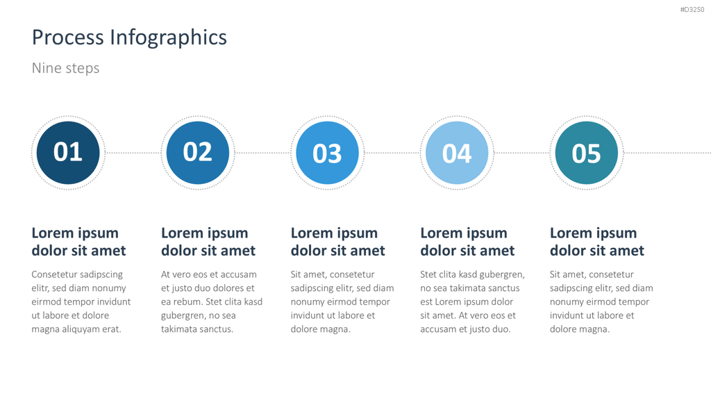 Prozess-Infografiken PowerPoint-Vorlage