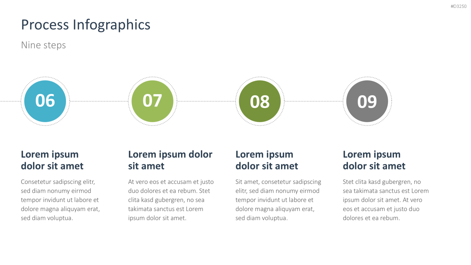 Prozess-Infografiken PowerPoint-Vorlage