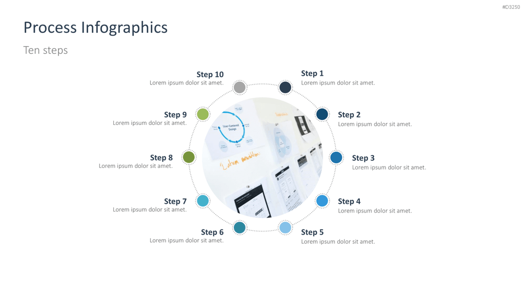 Prozess-Infografiken PowerPoint-Vorlage