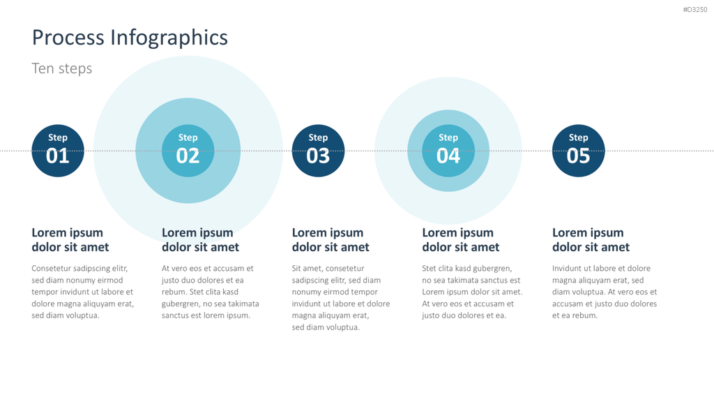 Prozess-Infografiken PowerPoint-Vorlage