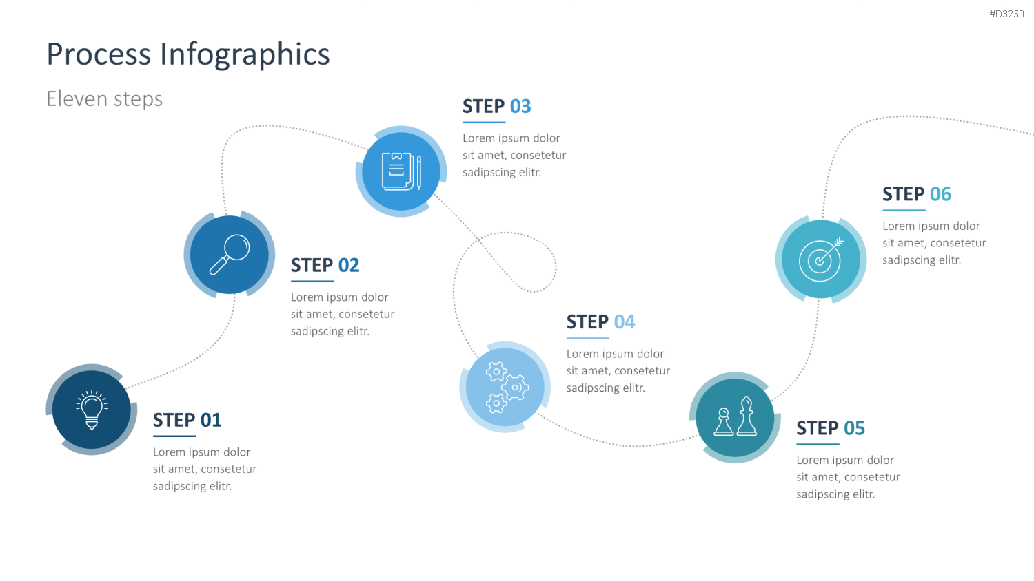Prozess-Infografiken PowerPoint-Vorlage