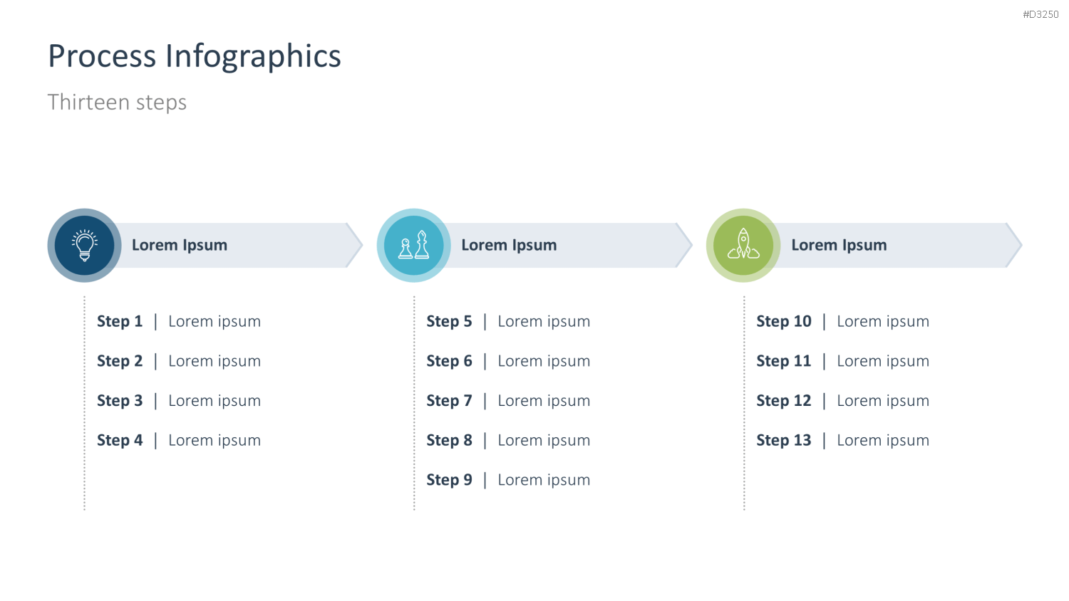 Prozess-Infografiken PowerPoint-Vorlage