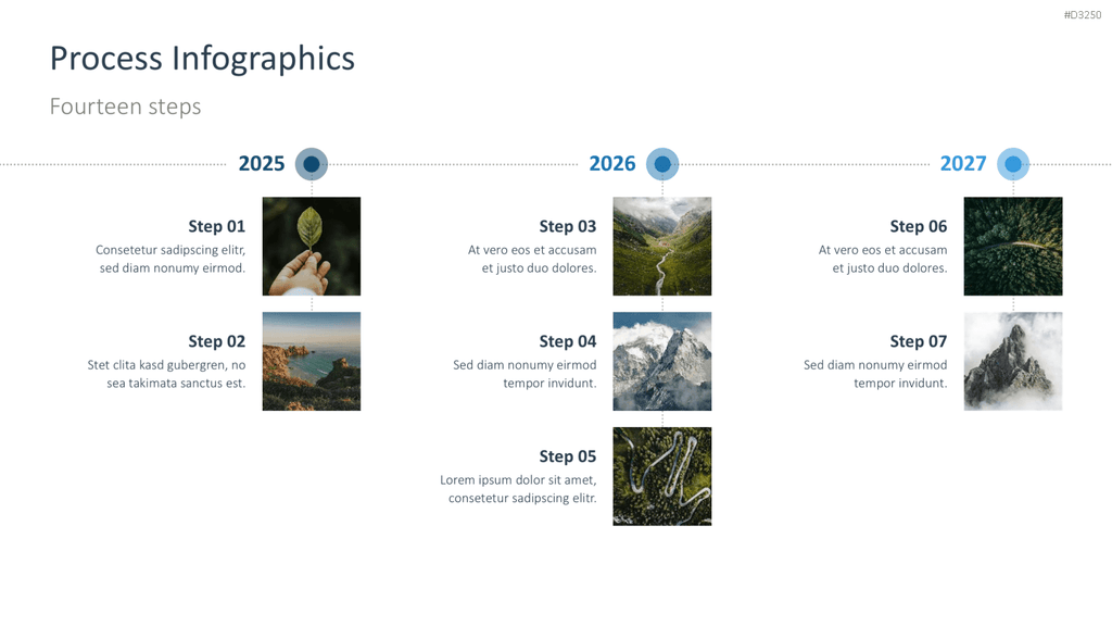Prozess-Infografiken PowerPoint-Vorlage