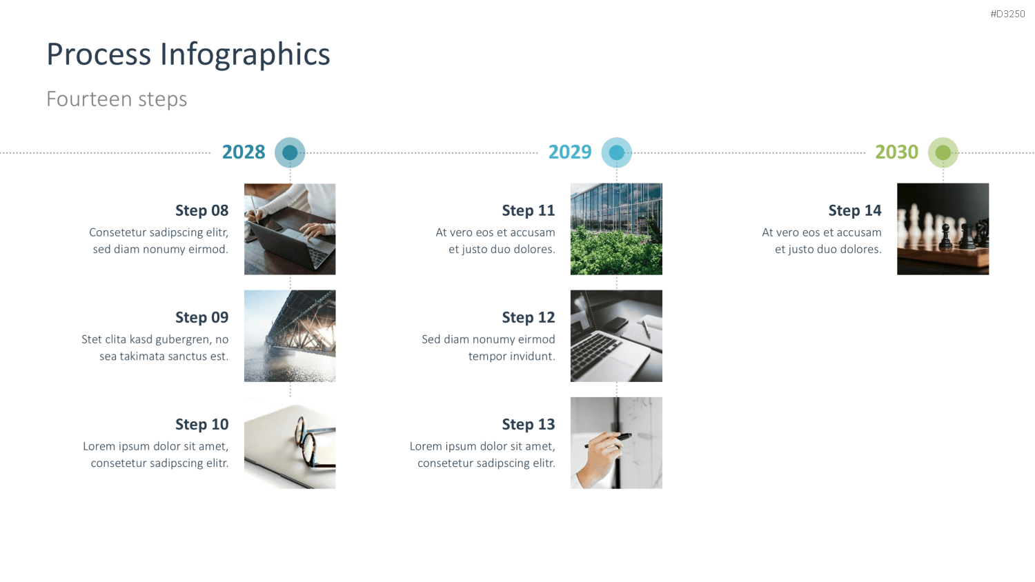 Prozess-Infografiken PowerPoint-Vorlage