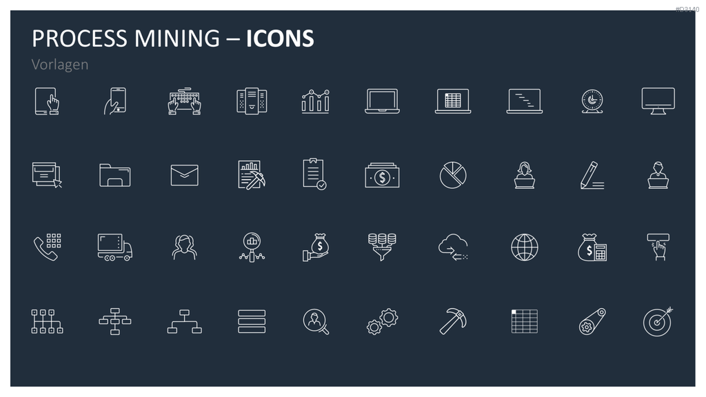 Process Mining PowerPoint-Vorlage