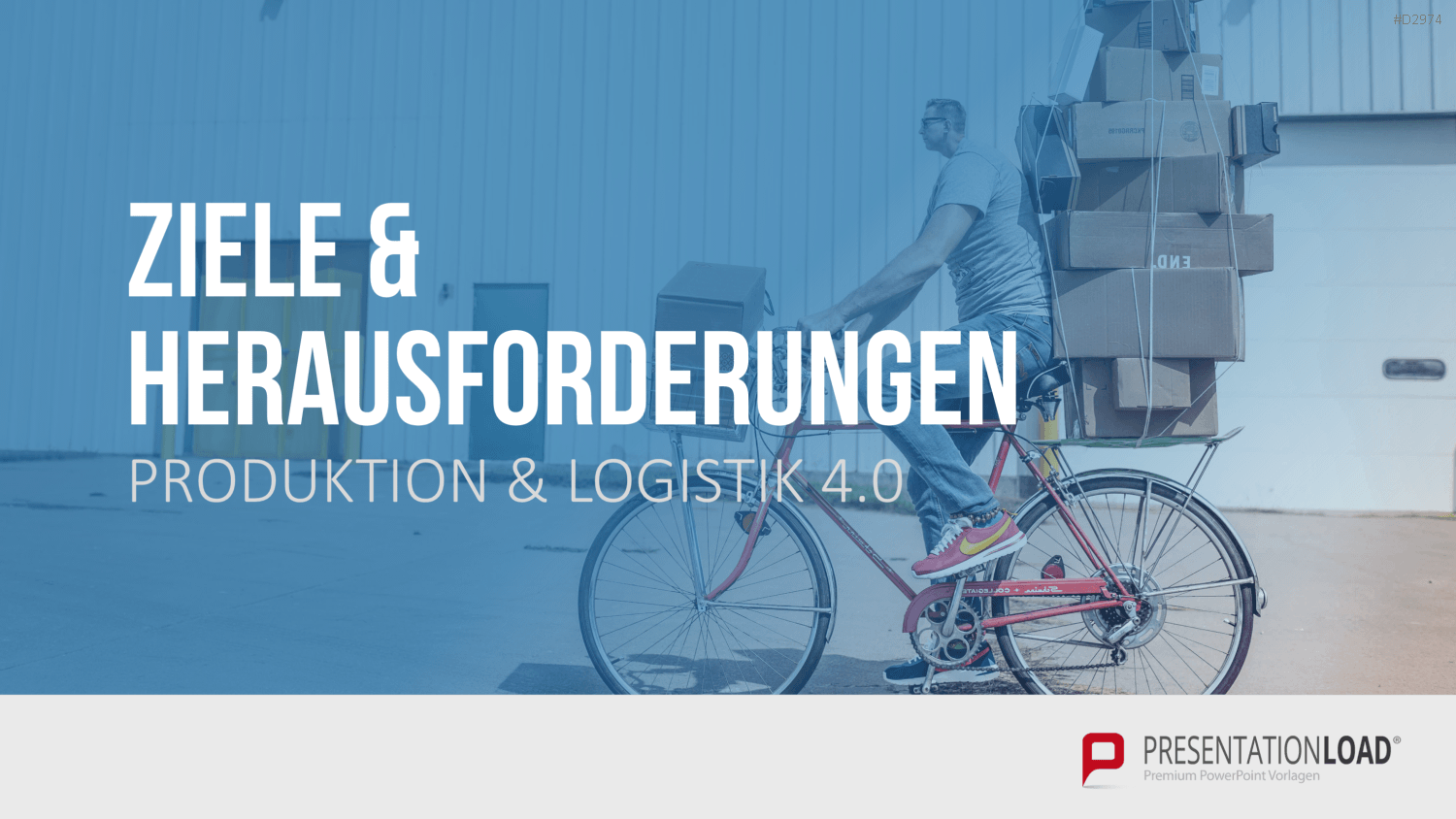 Produktion & Logistik 4.0 PowerPoint-Vorlage