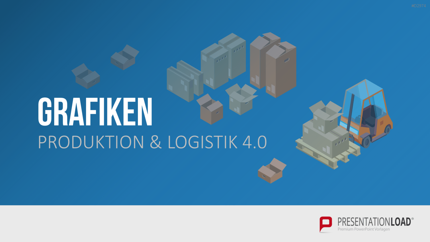 Produktion & Logistik 4.0 PowerPoint-Vorlage
