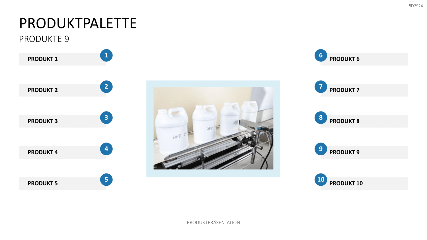 Produktpräsentation PowerPoint-Vorlage