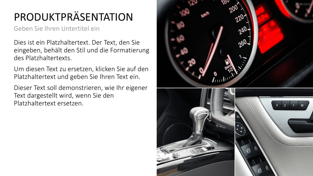 Produktpräsentation PowerPoint-Vorlage