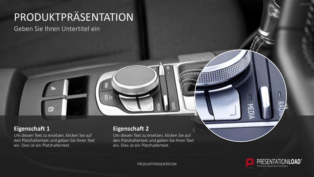 Produktpräsentation PowerPoint-Vorlage
