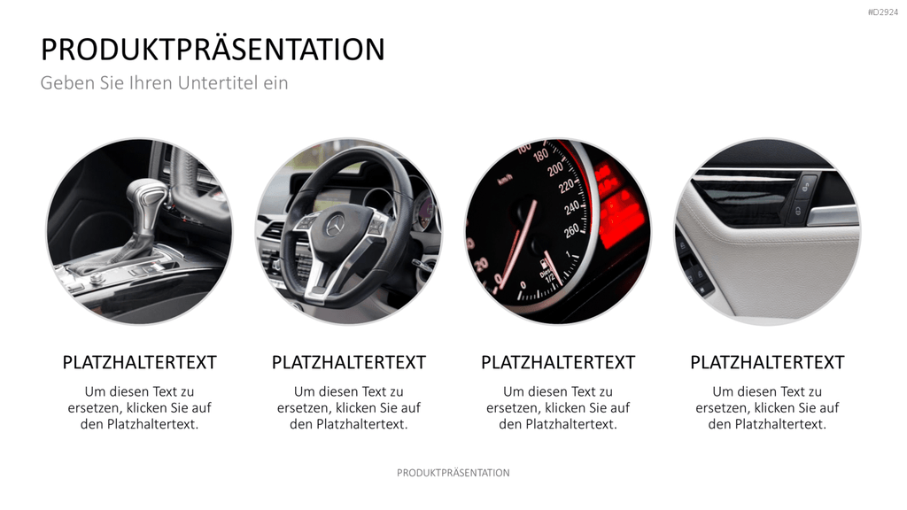 Produktpräsentation PowerPoint-Vorlage
