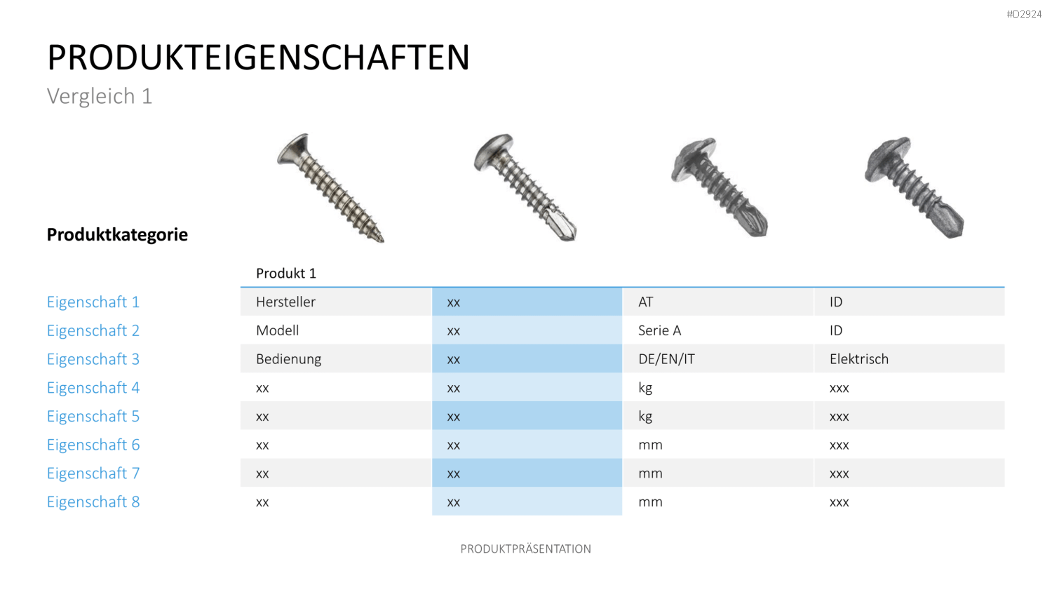 Produktpräsentation PowerPoint-Vorlage