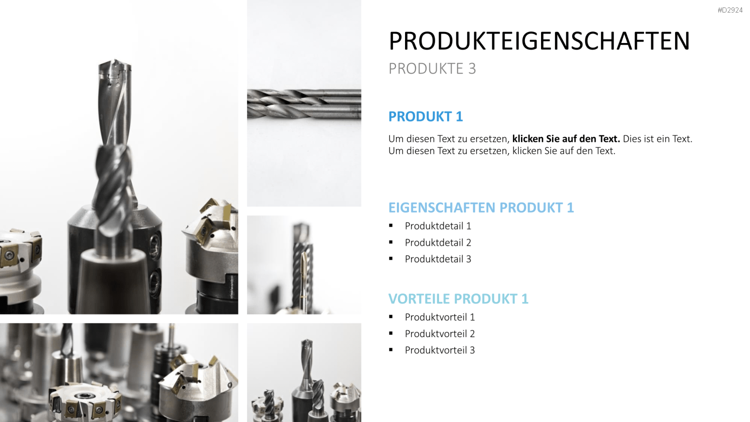 Produktpräsentation PowerPoint-Vorlage
