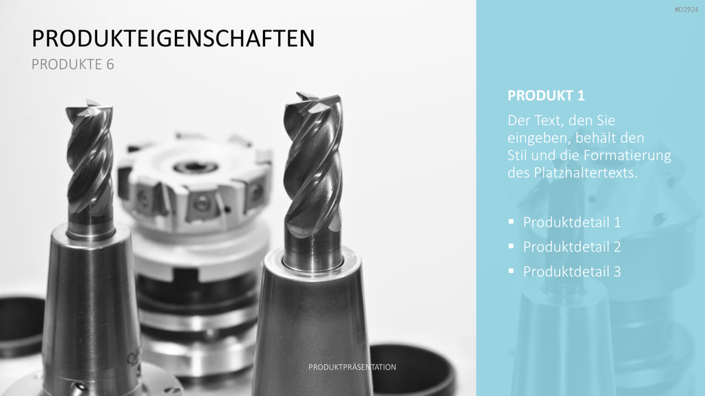 Produktpräsentation PowerPoint-Vorlage