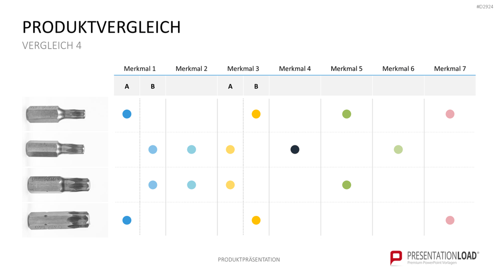 Produktpräsentation PowerPoint-Vorlage