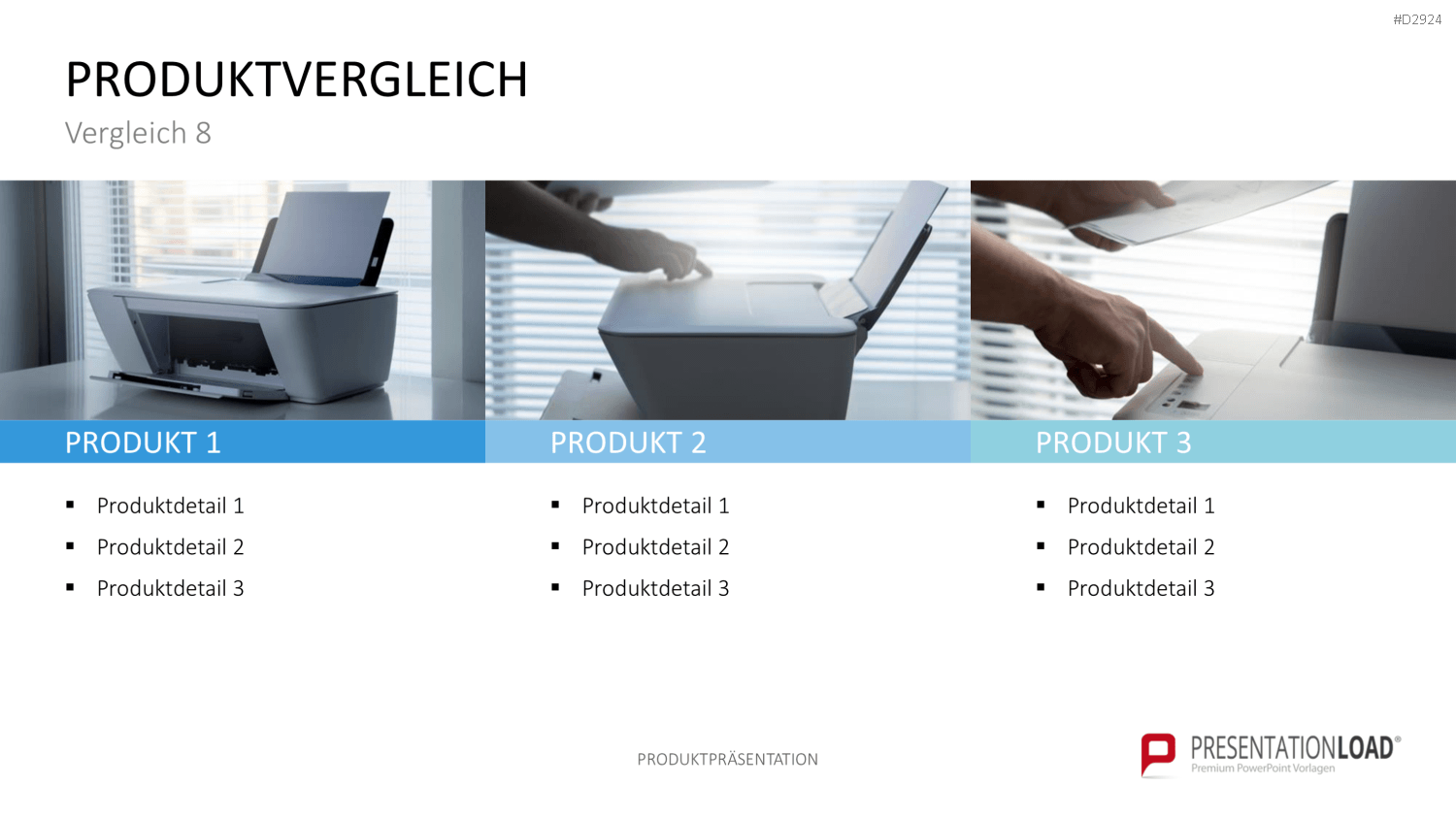 Produktpräsentation PowerPoint-Vorlage