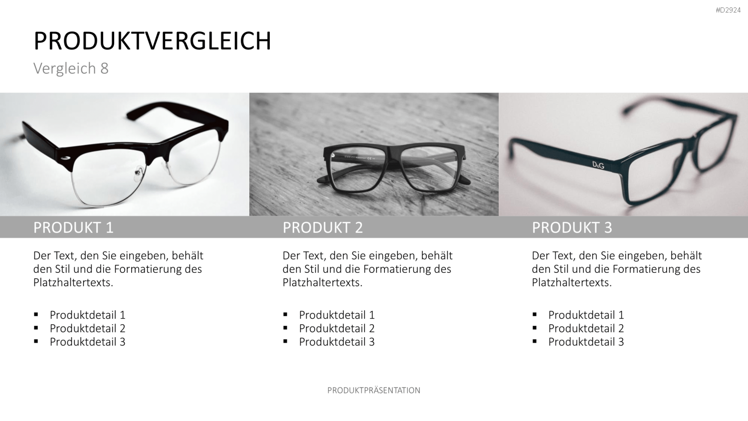 Produktpräsentation PowerPoint-Vorlage