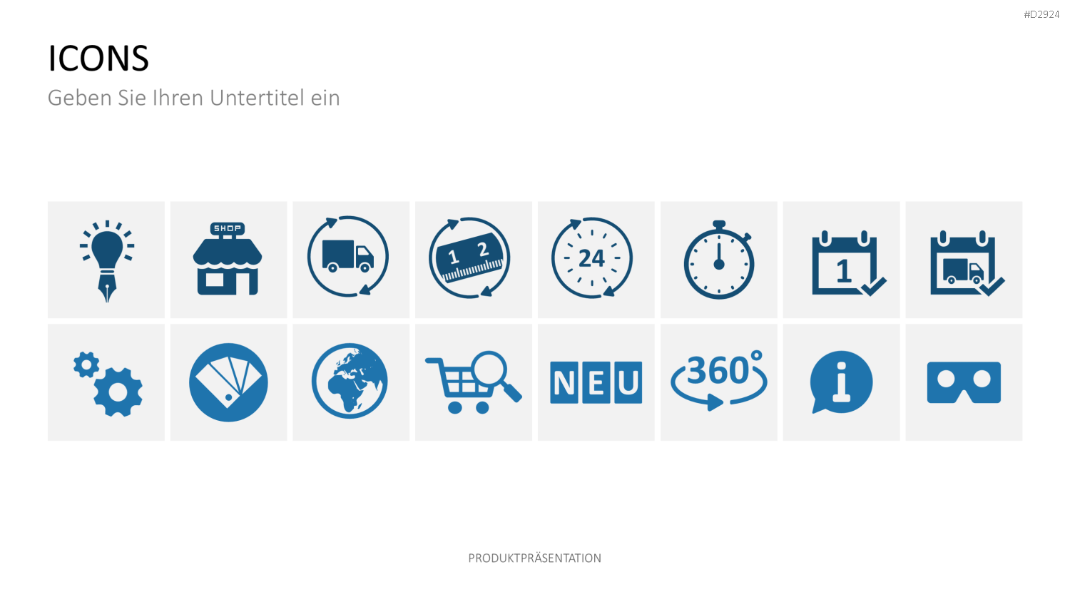 Produktpräsentation PowerPoint-Vorlage