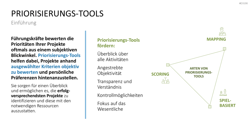 Project Prioritization Toolbox PowerPoint-Vorlage