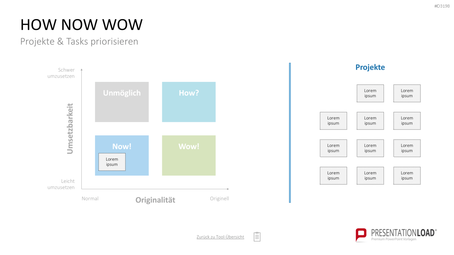 Project Prioritization Toolbox PowerPoint-Vorlage